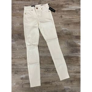 Blank NYC Jeans Mid-Rise Distressed Skinny White Women’s Sz 24